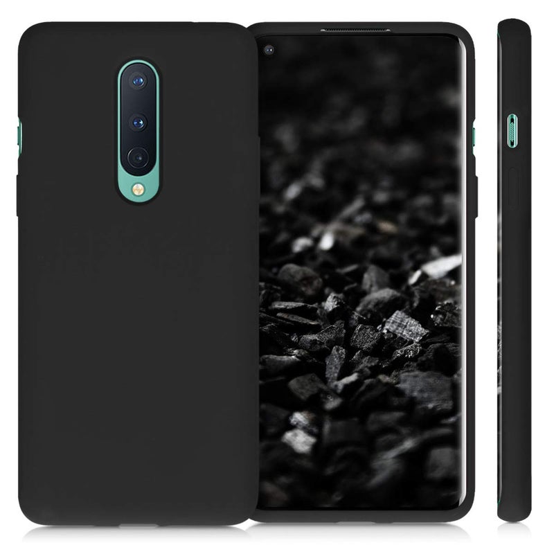 kwmobile غطاء kwmobile متوافق مع OnePlus 8 (2020) - غطاء هاتف من سيليكون TPU بلمسة ناعمة - أسود - Image 5